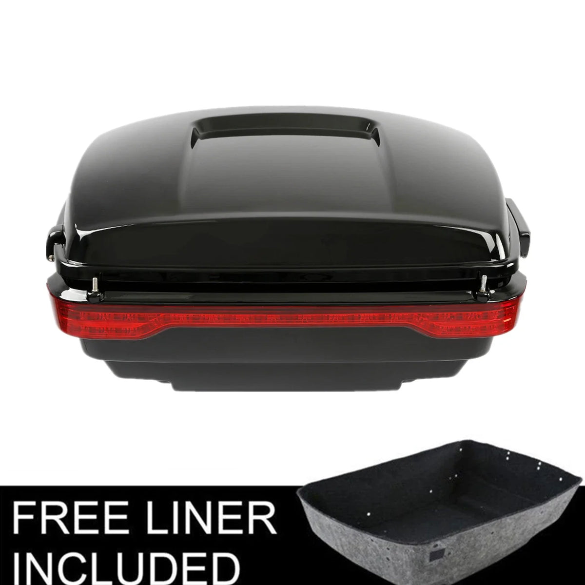King Trunk 13.7" with LED Tail Light for Harley Glide Touring 2014-2023