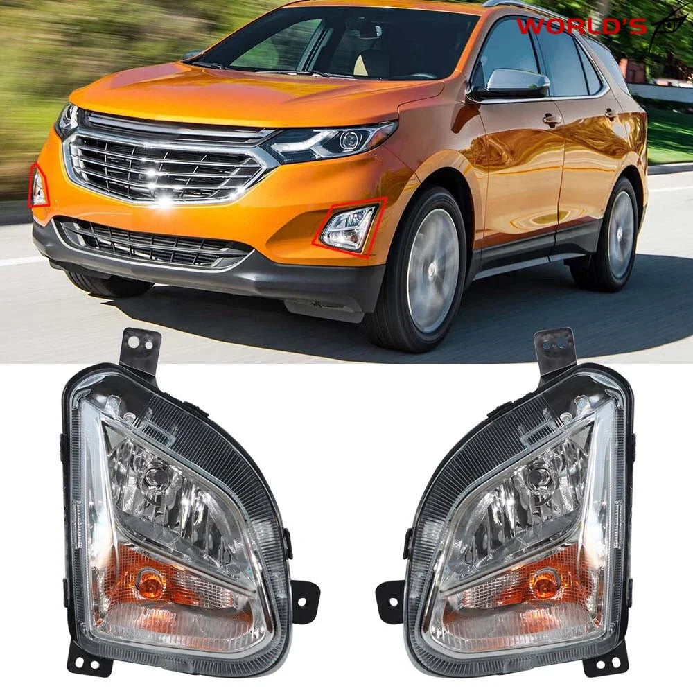 Front Fog Light Pair for Chevy Equinox (2018–2020)