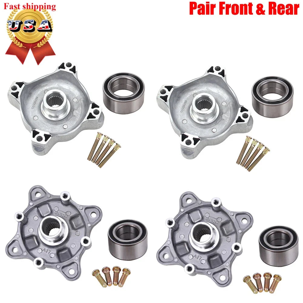Hub Assembly with Bearings & Studs for Polaris RZR 800 S EFI 08-14