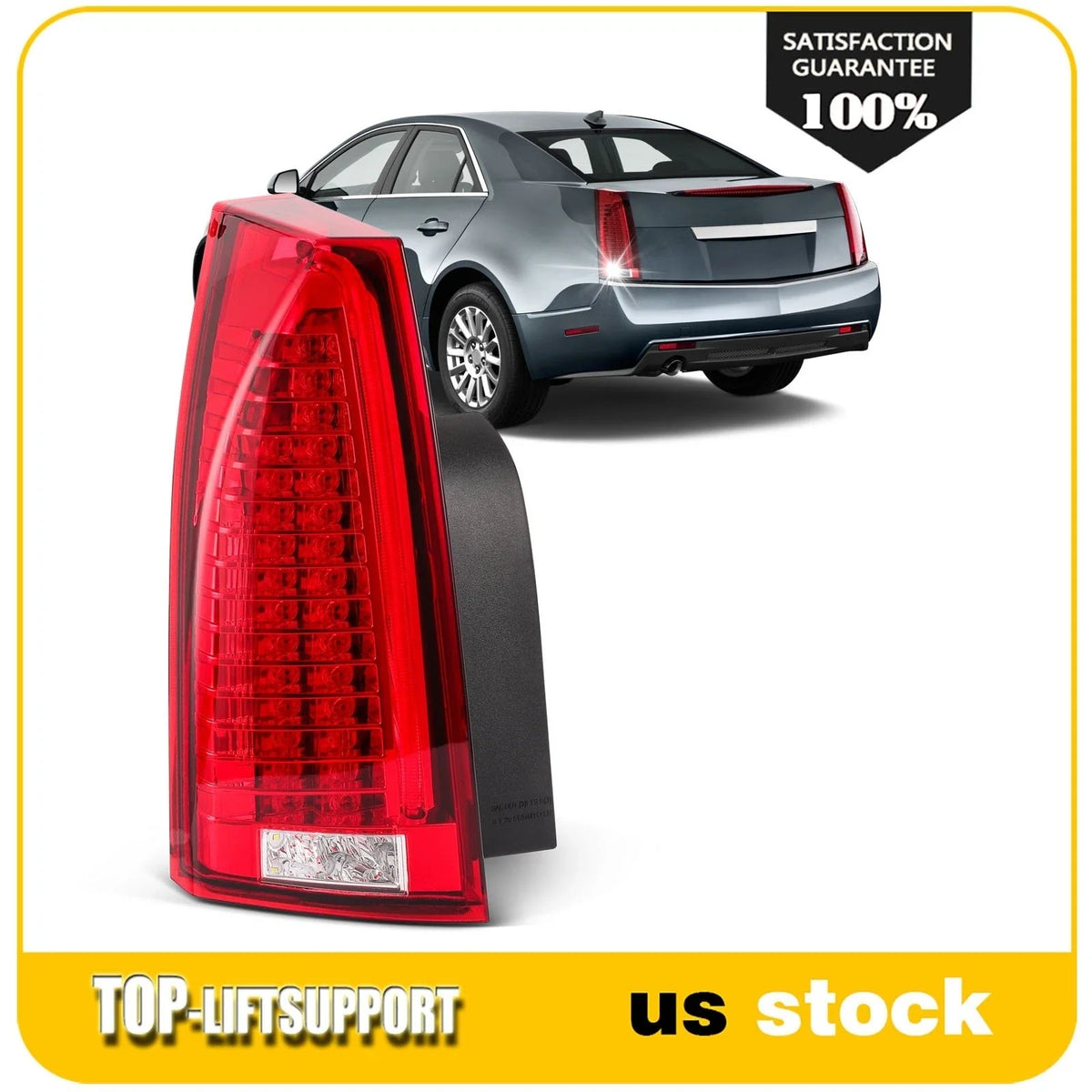 Left Side LED Tail Light for Cadillac CTS (2008–2014)