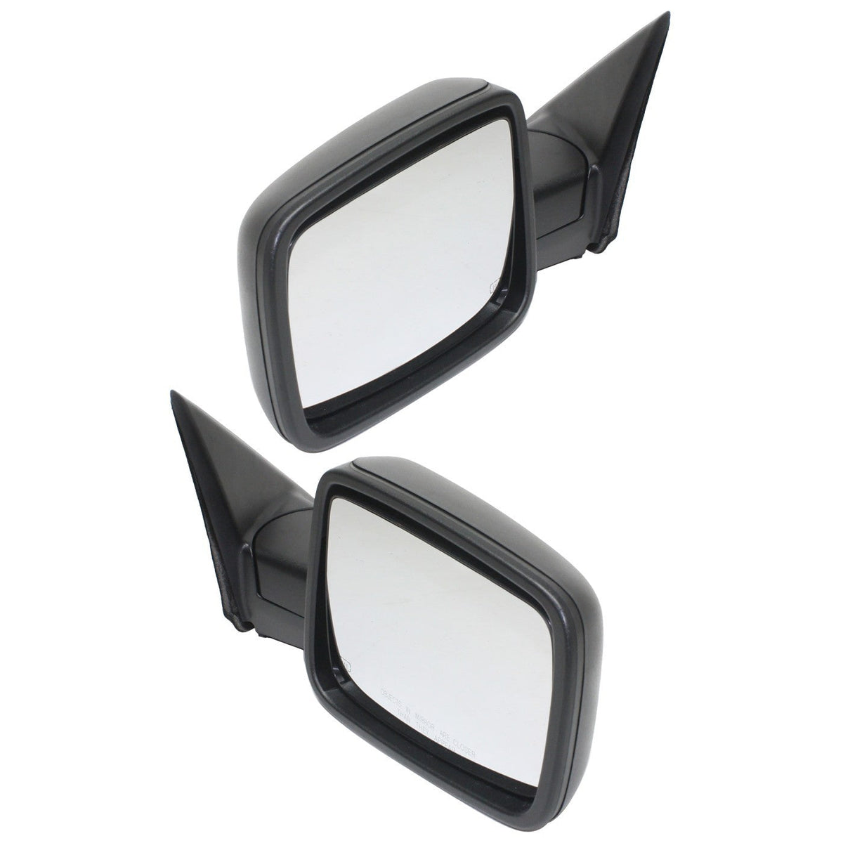 Power Mirror Set for Ram 1500, 2500 (2014-2018) - Heated & Textured Black