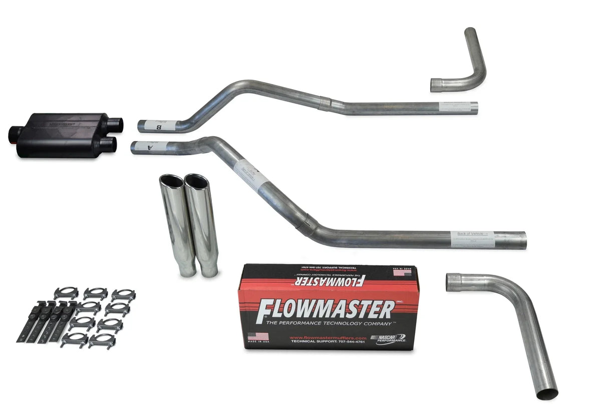 2.5" Dual Exhaust Kit - GMC Jimmy (1992–1994) by Flowmaster Super 44