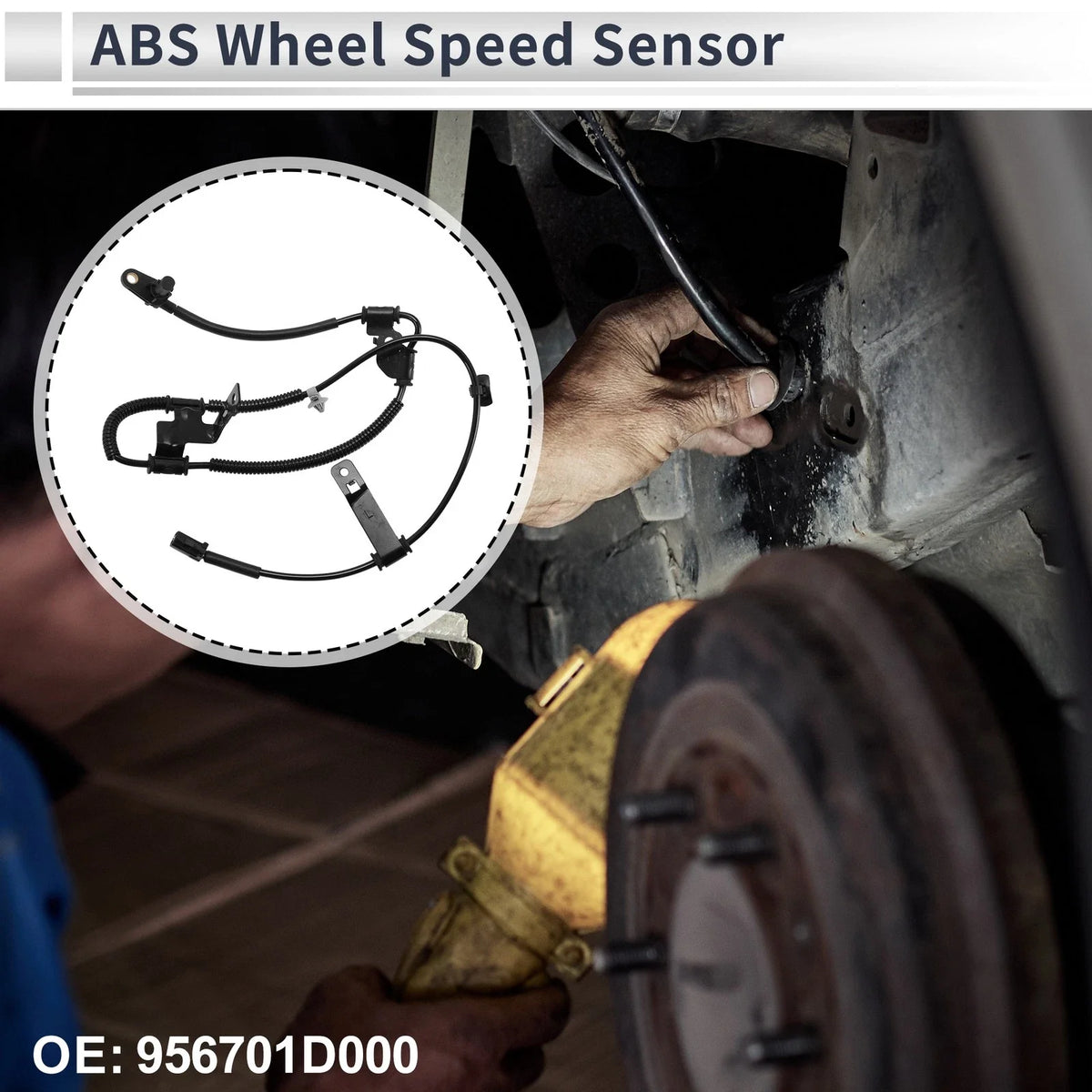 ABS Wheel Speed Sensor No. 956701D000 for Kia Rondo (2007–2010)