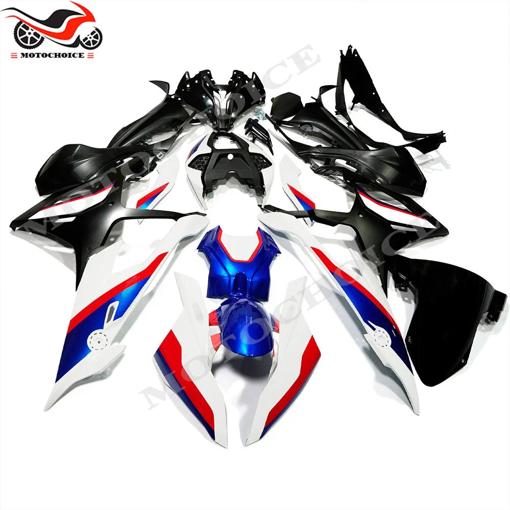 Fairing Kit for BMW S1000RR (2020–2022) - White, Blue, Red, ABS Bodywork