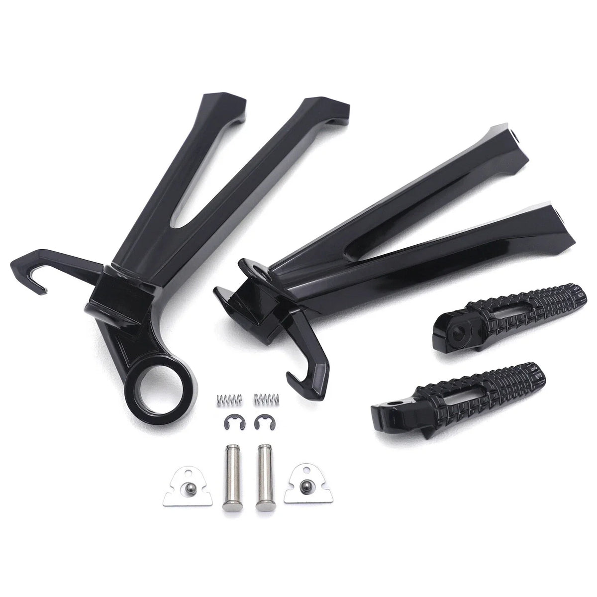 Black Rear Foot Pegs for Suzuki GSX-R 600 750 (2011–2023)