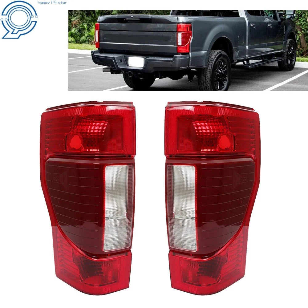 Set of 2 Rear Tail Lights for Ford F250 F350 (2020–2022) w/Blind Spot Halogen