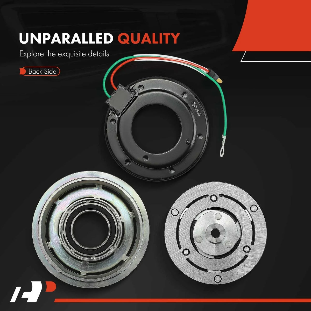 Compressor Clutch Kit for Honda Fit 2007-2008 A/C System