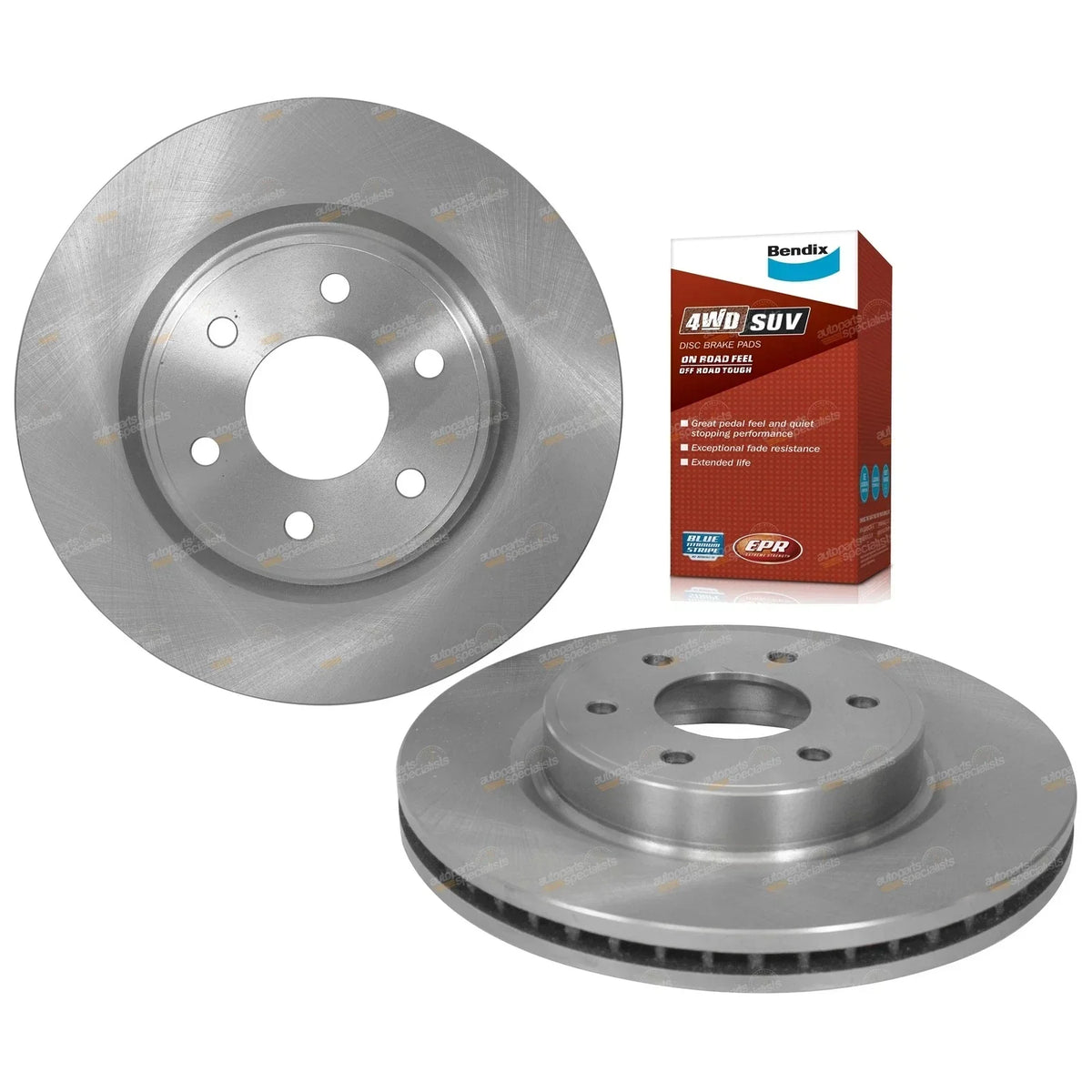 Front Brake Pads and Rotors for D23 NP300 Nissan Navara (2015-2020)