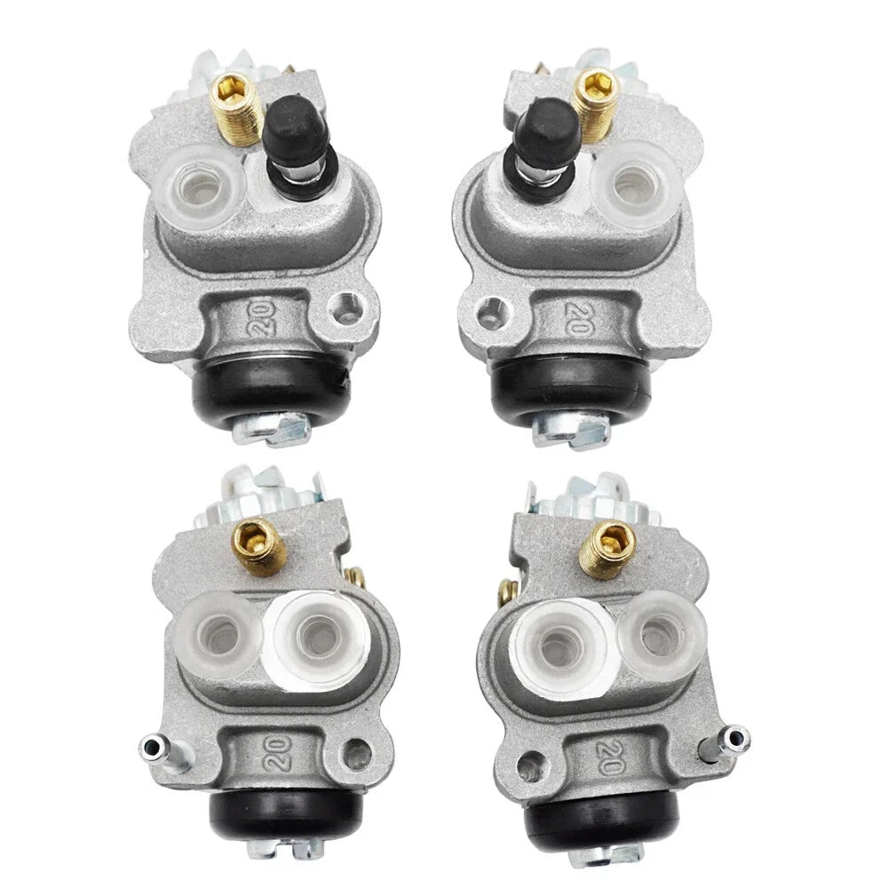 Set of 4 Front Brake Cylinders for Honda TRX350 TRX400 TRX500 TRX650