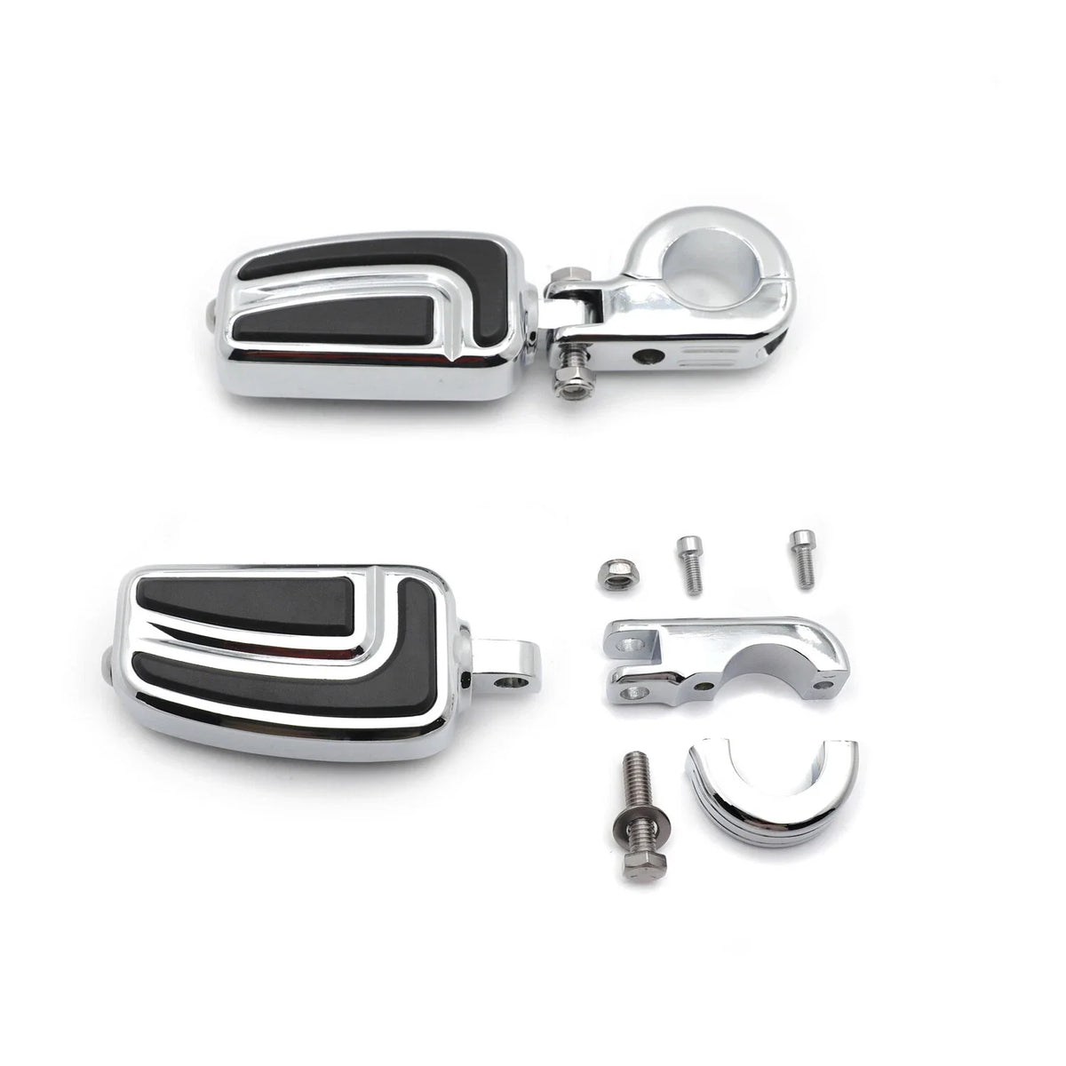 AirFlow 1.25" Foot Pegs for Harley Softail Glide CVO Road King