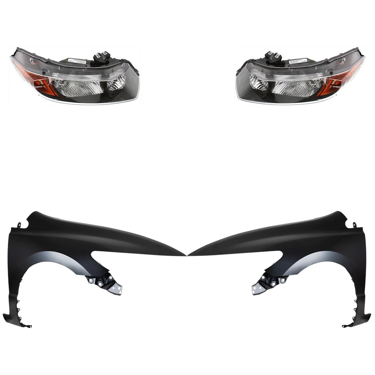 Headlight Set for Honda Civic Coupe (2006–2007) - Left & Right