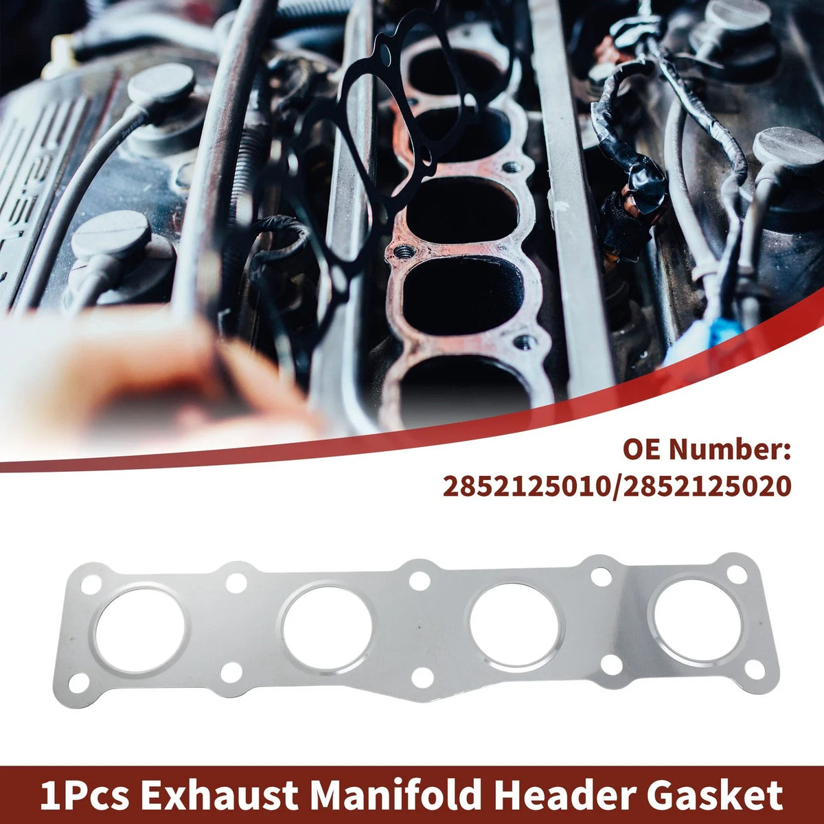 Exhaust Manifold Header Gasket for Hyundai Santa Fe (2010–2020) No.2852125010