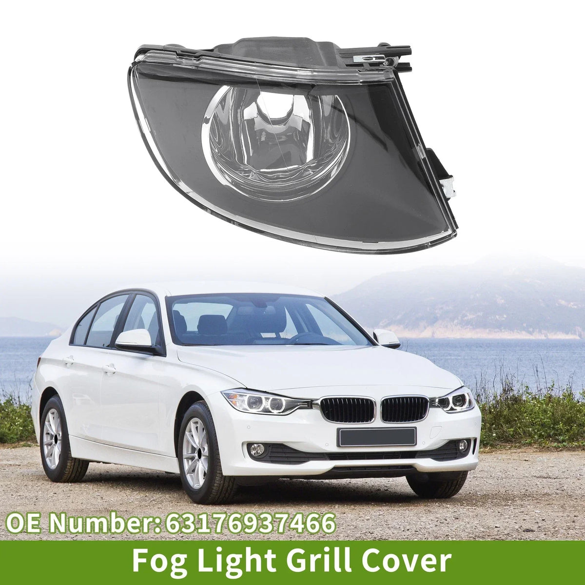 Right Fog Light Grill for 2007-2011 BMW 3 Series