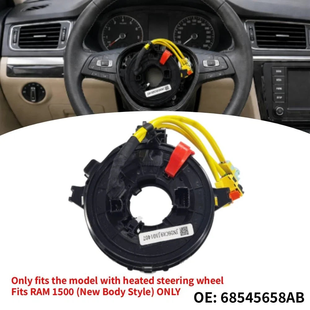 Heated Clock Spring 68274113AB for RAM 1500 2019-2024