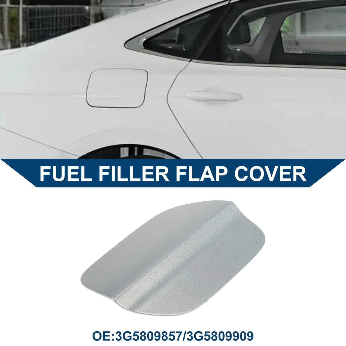 Fuel Tank Door Cap for Volkswagen Passat (2017–2024) Gold Tone
