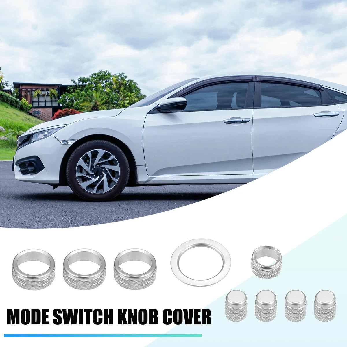 9pcs Air Conditioner Shift Knob Cover for Honda