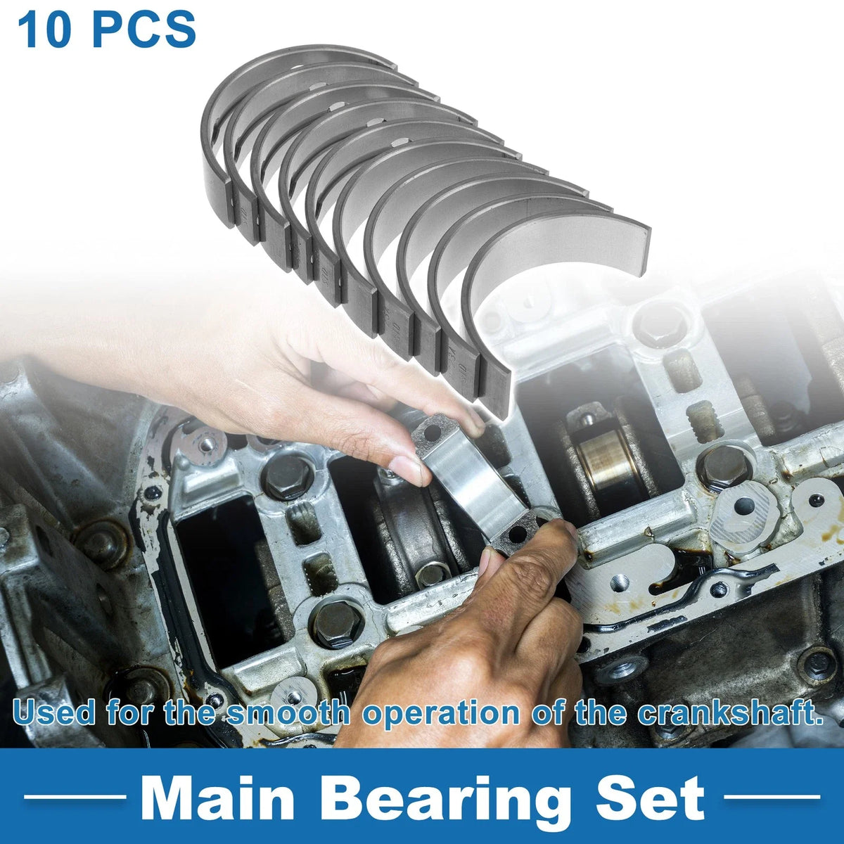 Main Bearing Set No.1170121020 for Toyota Auris (2006–2012)