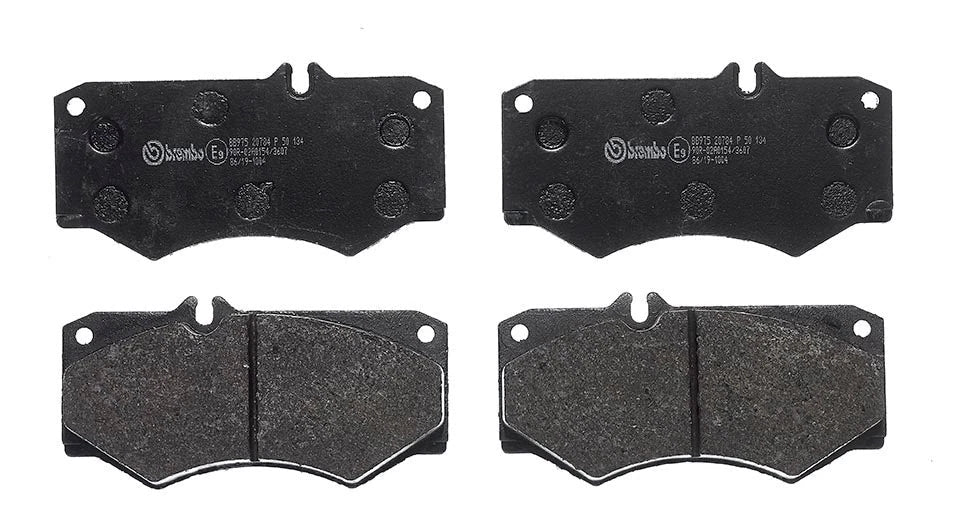 Set of 4 Brembo Front Low-Met Brake Pads for Mercedes W461 W463 (1990–2023)