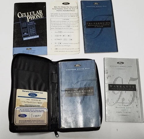 Owners Manual for Ford Thunderbird (1995)