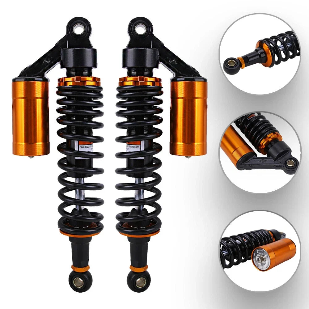 Aluminum Alloy Shock Absorbers Set of 2 for Honda Harley Rear