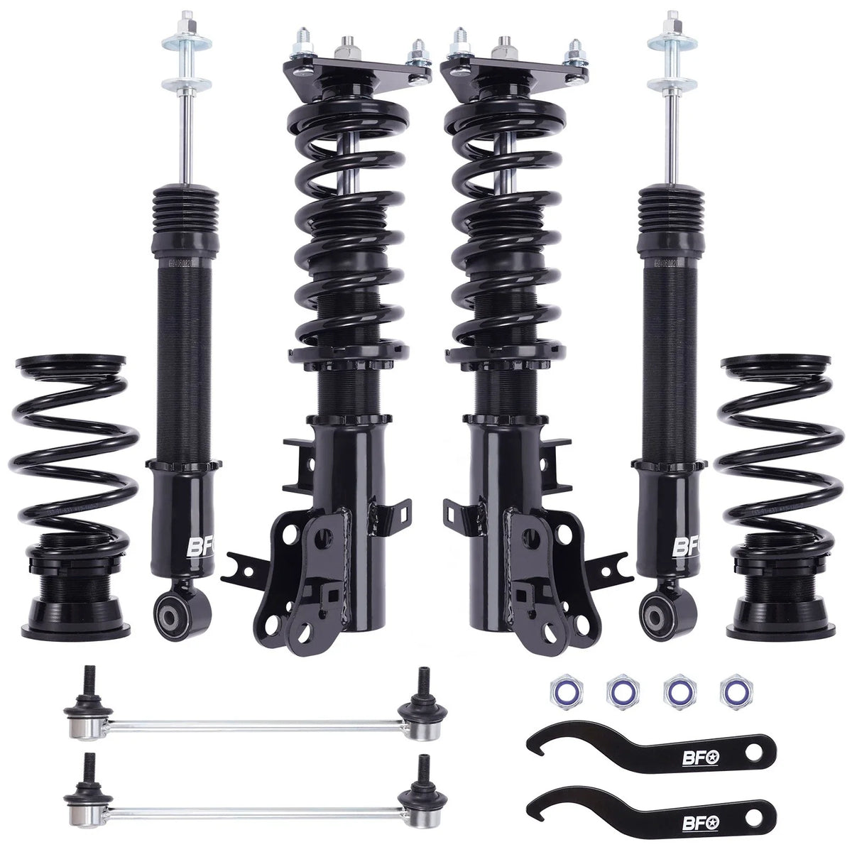 Adjustable Shocks Coilover Lowering Kit for Honda Civic (2012–2015)
