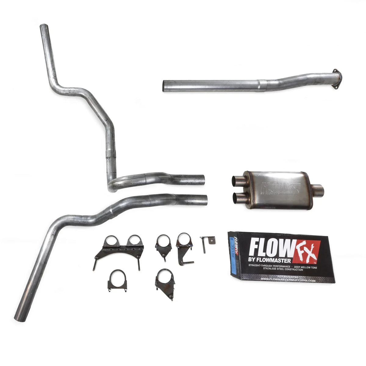 Dual Exhaust Kit for Toyota Tacoma (2016–2023) 2.5" Flowmaster FlowFX