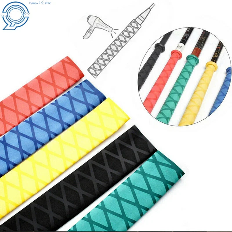 Set of 5 X-Tube Heat Shrink Wrap Tubing for Rod Grips (39" & 64")
