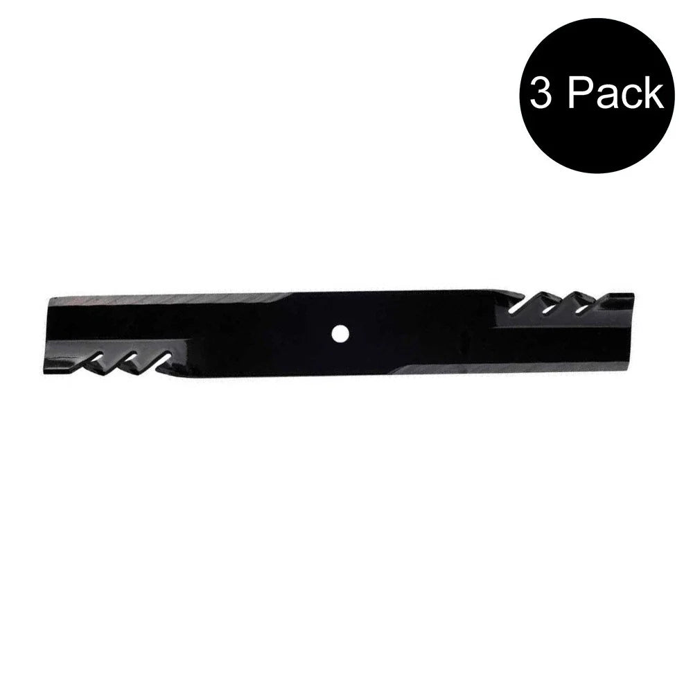 3X Heavy Duty Toothed Mower Blade for Exmark (Replaces 1-303146)