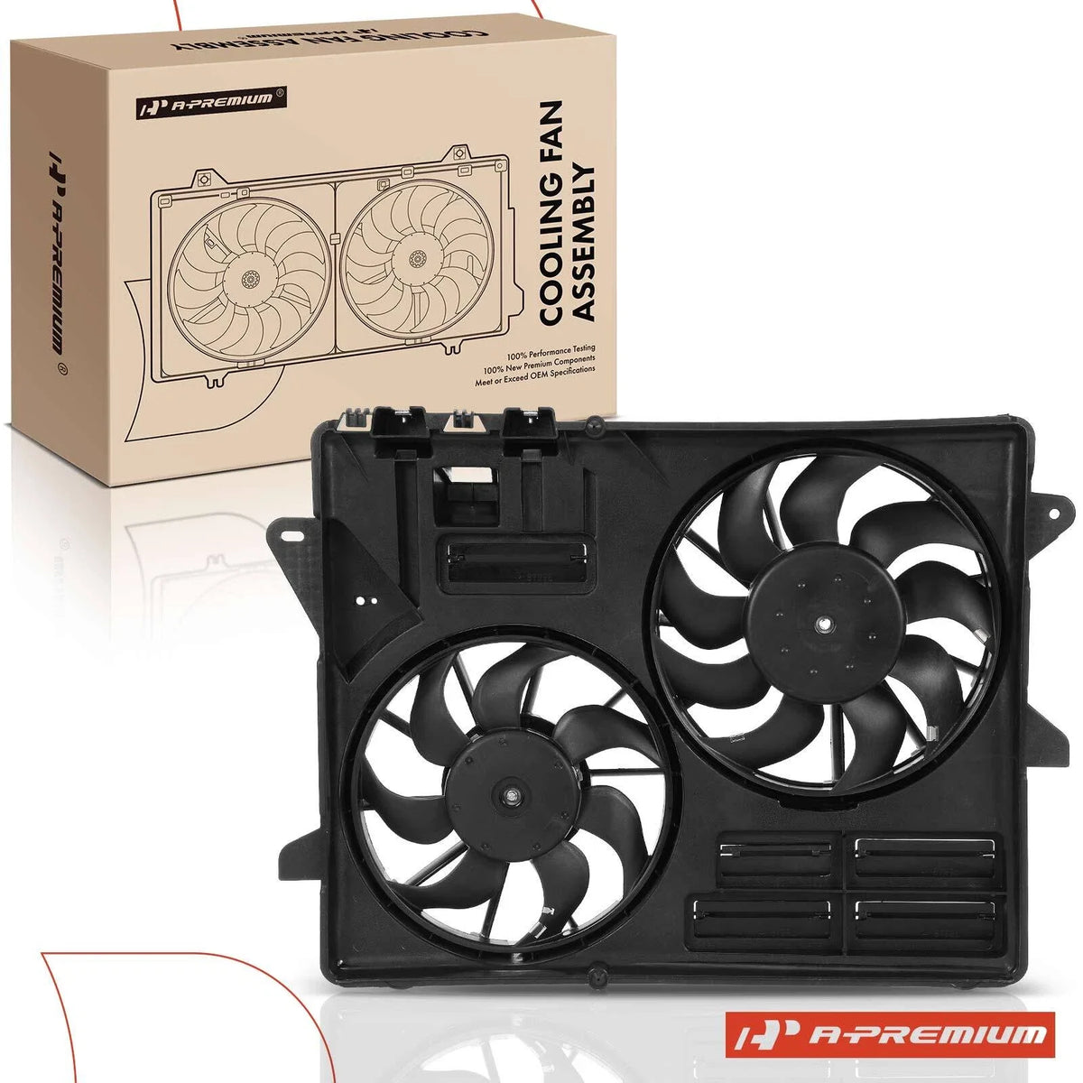 Dual Cooling Fan Assembly for Ford Mustang (2017–2023)
