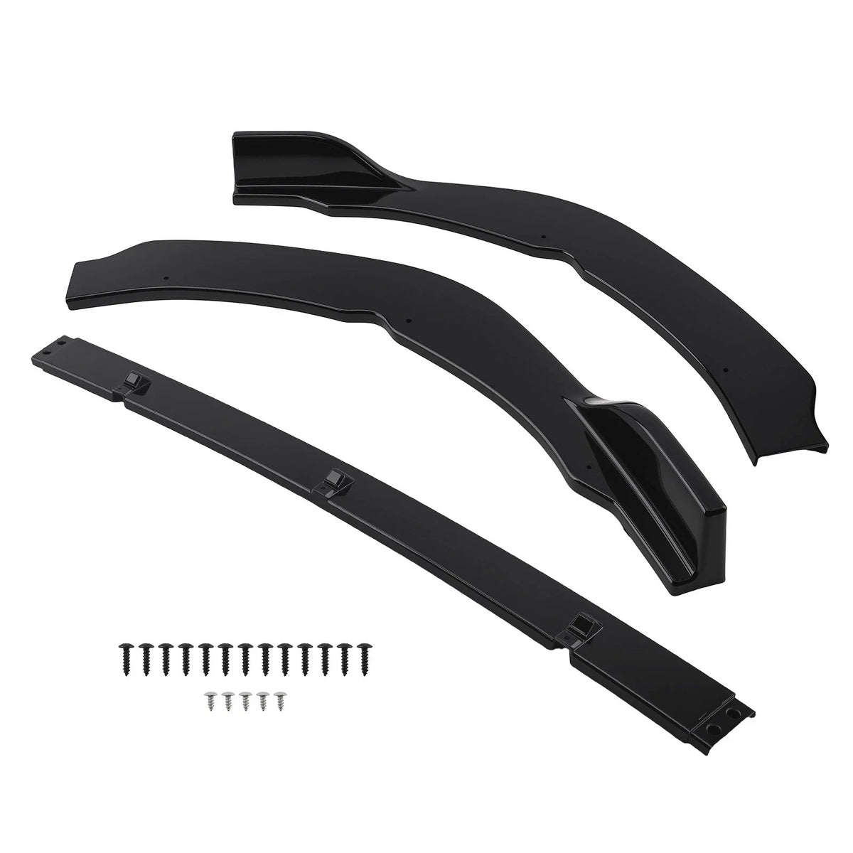 Bumper Lip Extension for 2018-2023 Toyota Camry SE XSE - Black Plastic