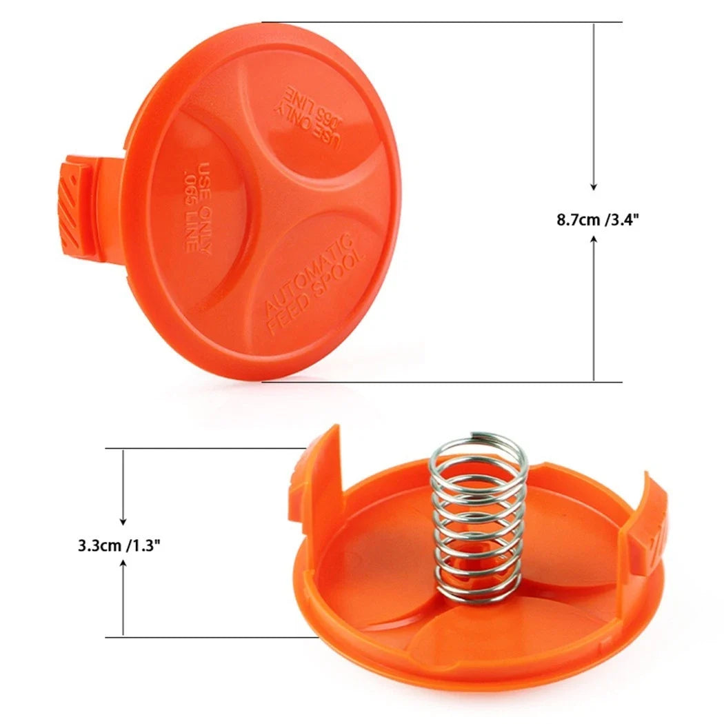 2pcs Housing Cap Spool Cover for Black-Decker Trimmer (385022-03N)