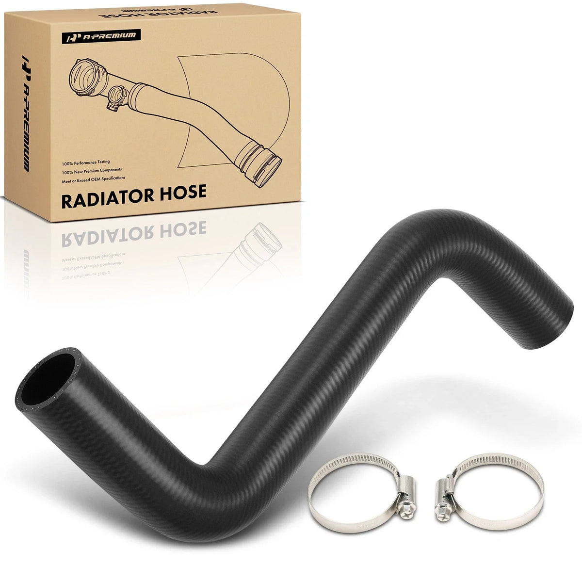 Lower Radiator Coolant Hose with Clamp for Ford Escape Mercury Mariner (2001–2012)