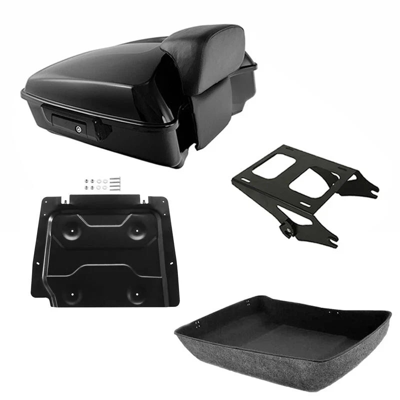 Trunk Pad Backrest Mount Chopped for Harley Road Glide 2014–2026