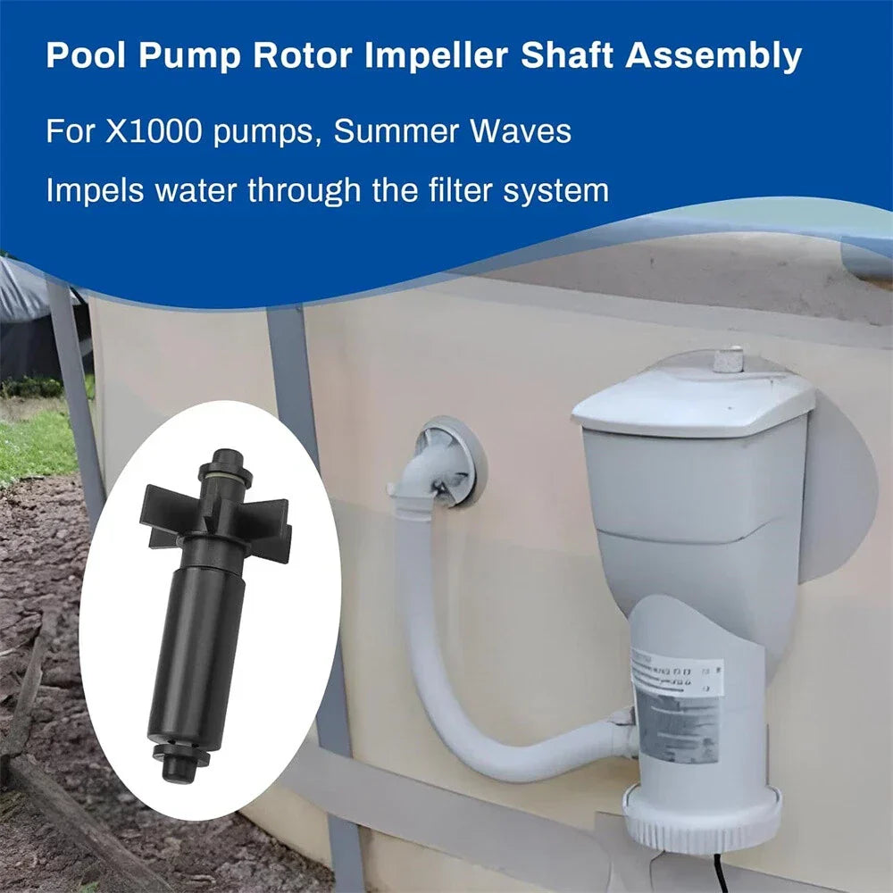 Shaft Assembly Rotor Impeller for Summer Waves SFX1000 1500