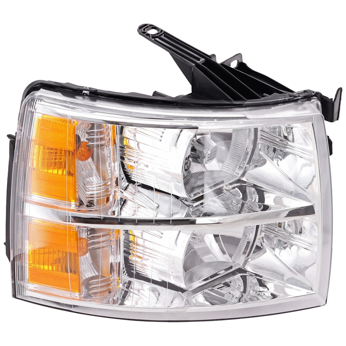 Passenger Side Headlight for Chevrolet Silverado 1500 (2007–2013) Halogen w/ Bulb