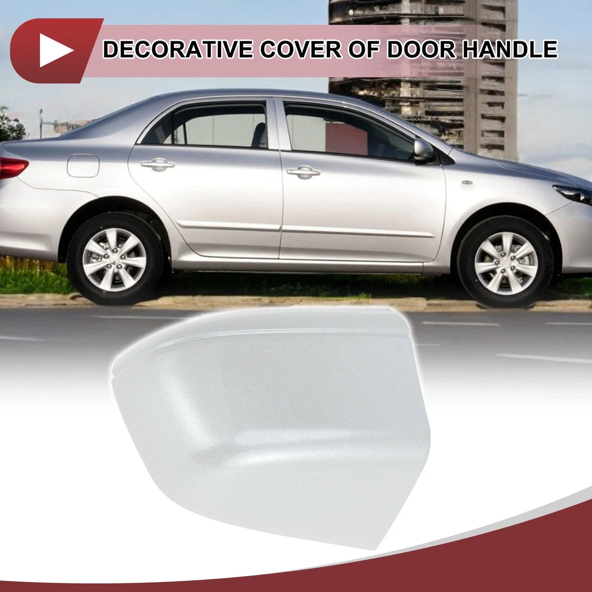 Rear Right Door Handle for Honda Accord MK10 (2018–2020) White ABS