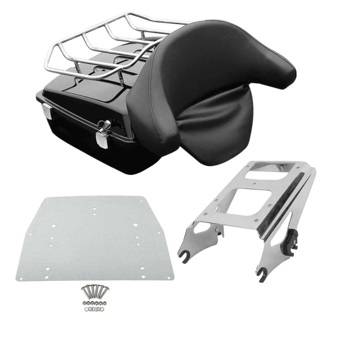 Chopped Trunk Pad and Mount Plate for Harley Electra Glide 2009-2013