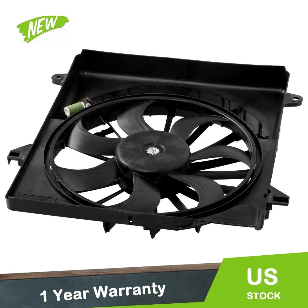 Radiator Cooling Fan Assembly with Shroud for Dodge Nitro (2007–2011)