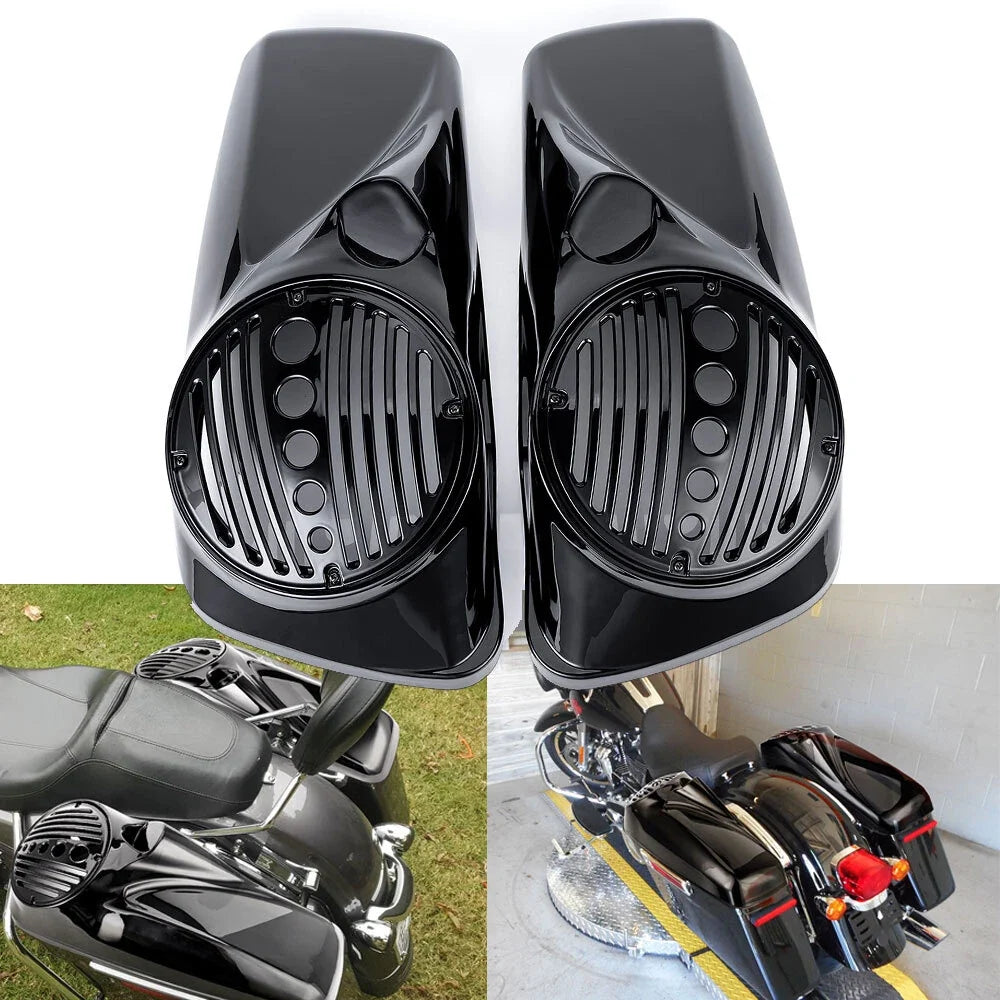 8" Speaker Lids for Harley Touring Models (2014-2025) with Tweeter Port