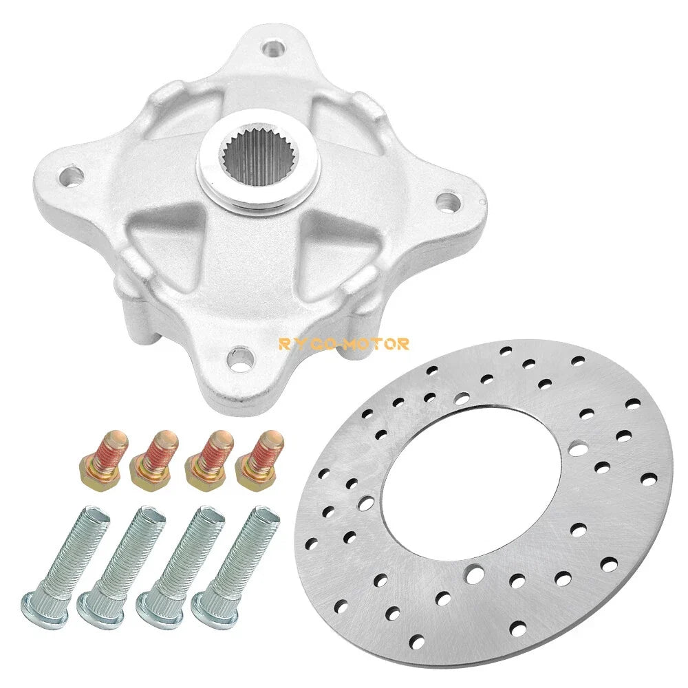 Rear Hub Assembly with Brake Rotor & Studs for Polaris RZR 570/800