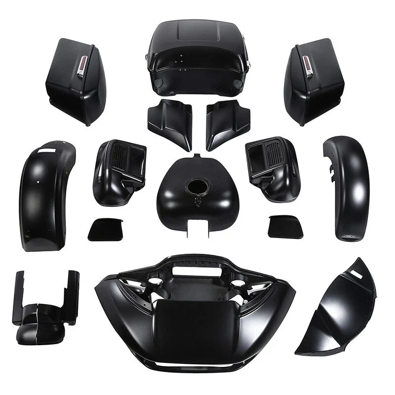 Fairings Body Kit Black Denim for Road Glide Limited (2015-2024) Harley
