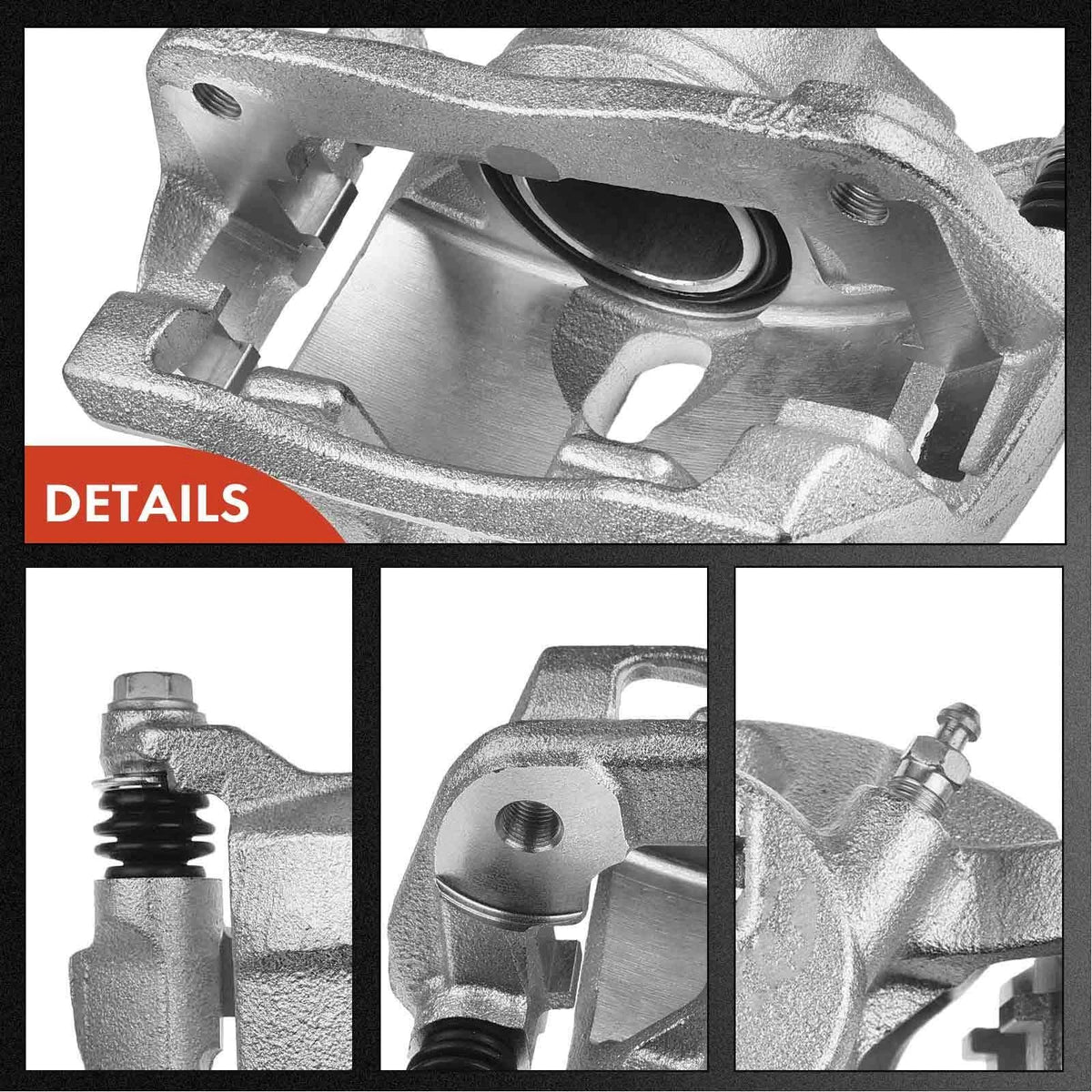 Complete Front & Rear Brake Calipers and Pads for Honda Element 2003-2011