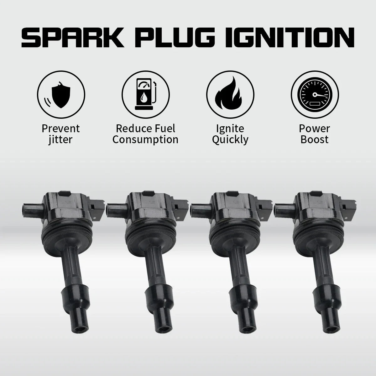 4 Ignition Coils UF365 for Volvo S40 V40 (2000-2004)