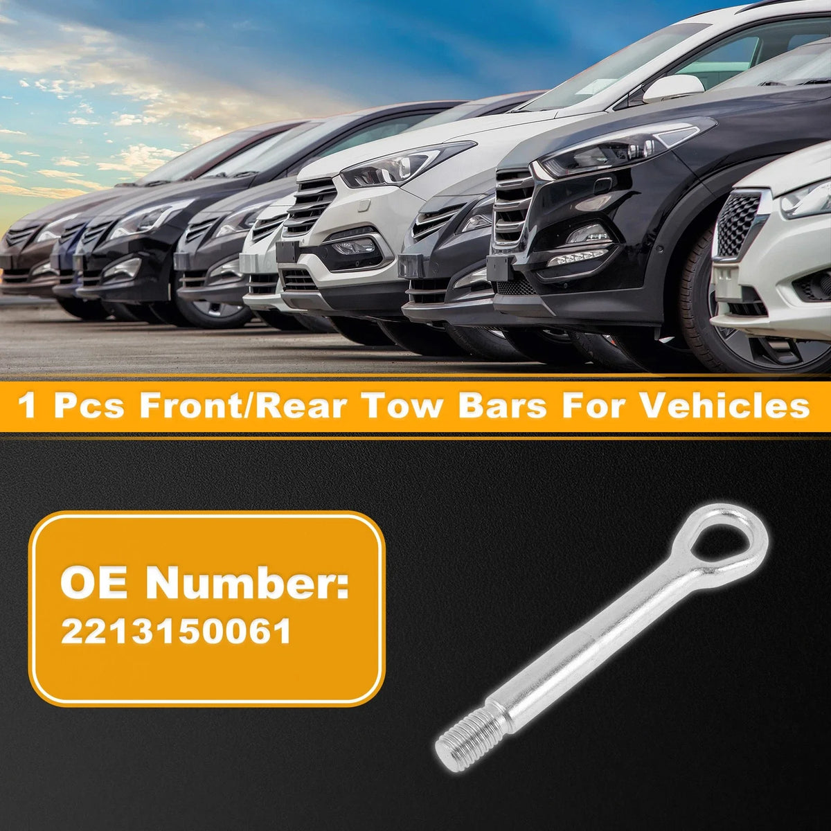 Tow Bars for Mercedes-Benz C250 (2012–2015) Tow Hook Metal