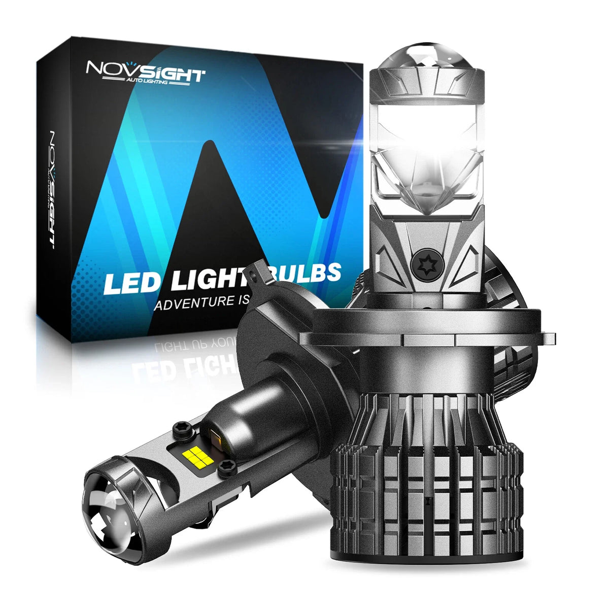 22000 Lumens H4 LED Headlight Bulb 120W 6500K for NOVSIGHT