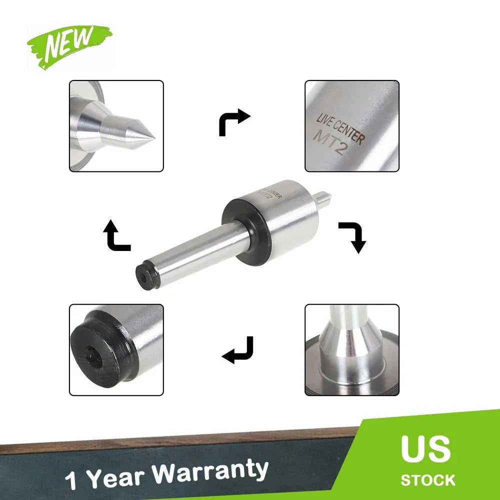 MT2 Live Center for Morse Taper CNC Lathe Tool (Precision)