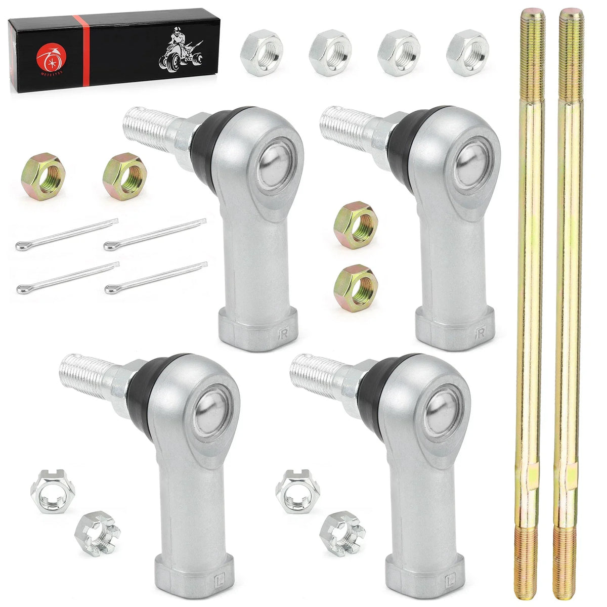 Set of 2 Tie Rod Ends for Honda TRX450ES 1998-2004