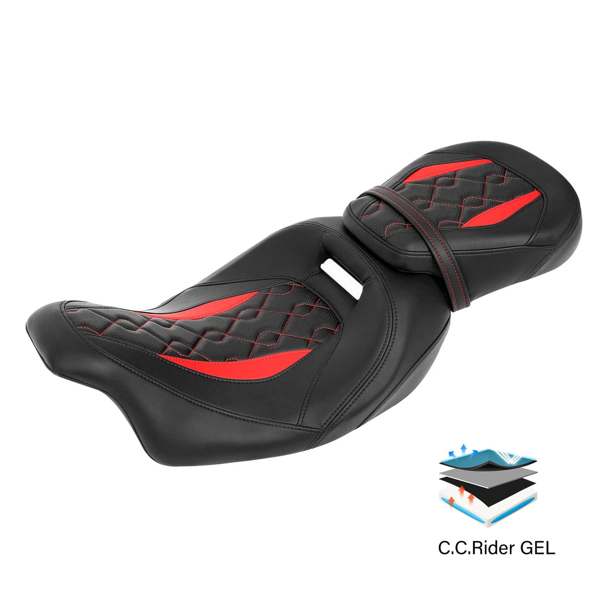 Gel Seat for Driver and Passenger Harley Touring Electra Glide (2009–2023)