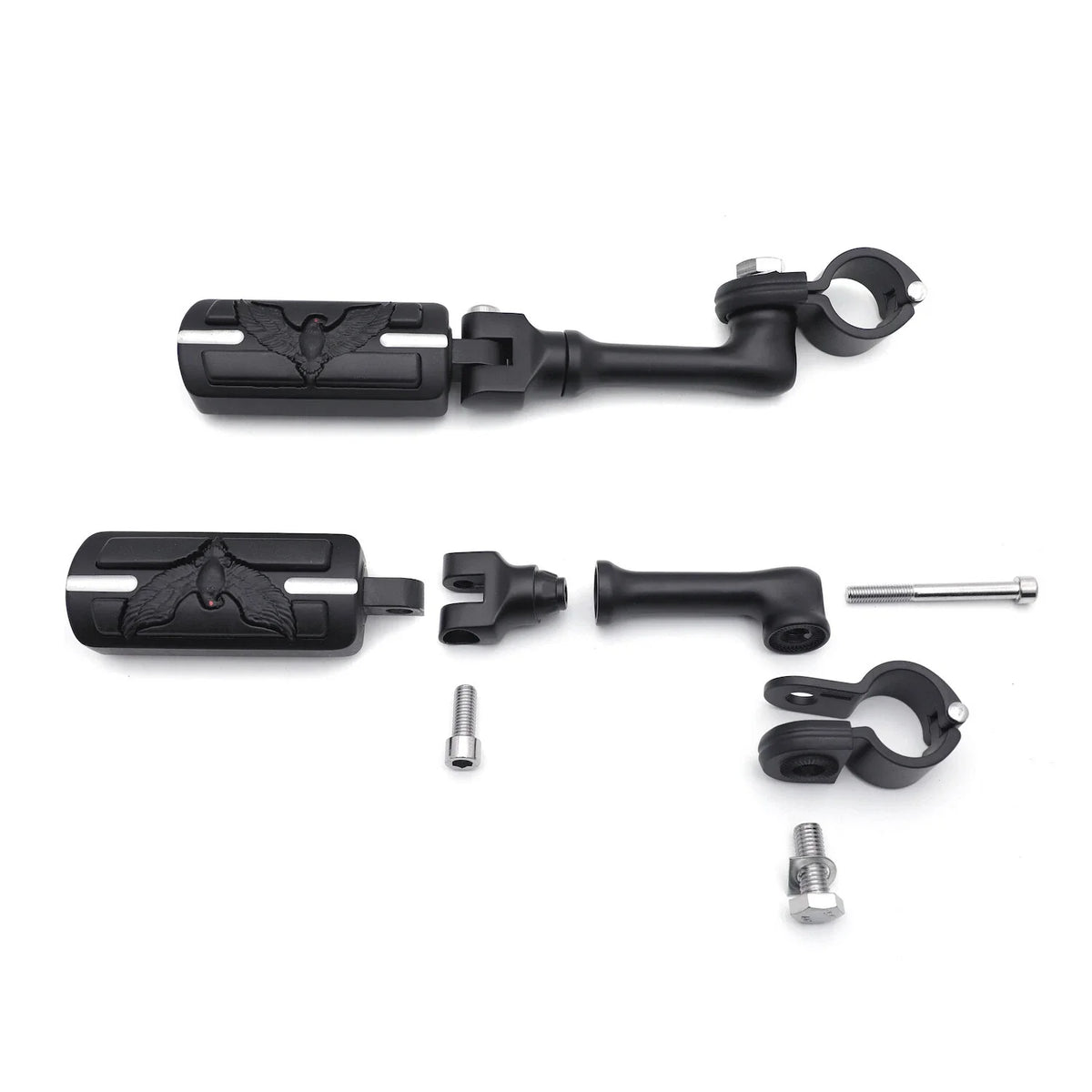4.5" Black FootPeg Kit for Yamaha Roadstar (2003-2009)