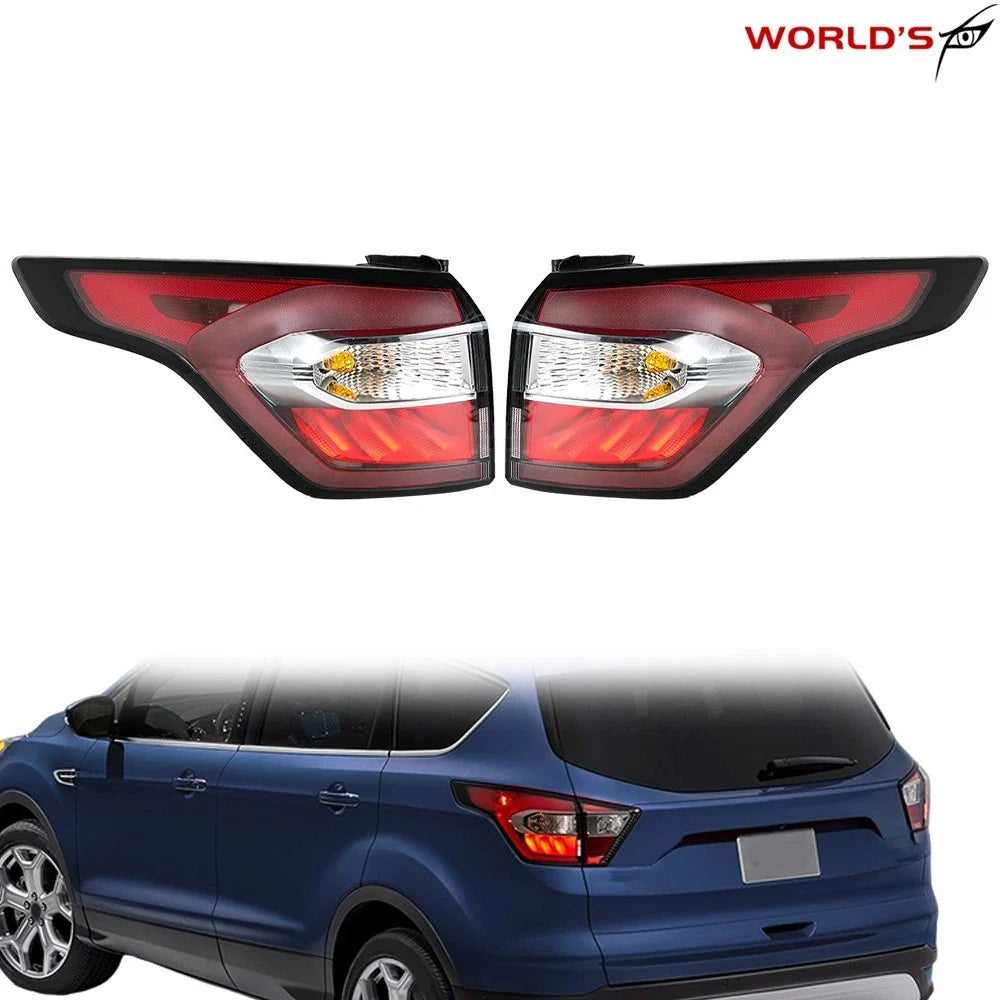 Outer Tail Light Brake Lamp for Ford Escape Kuga (2017–2019) Rear Right & Left